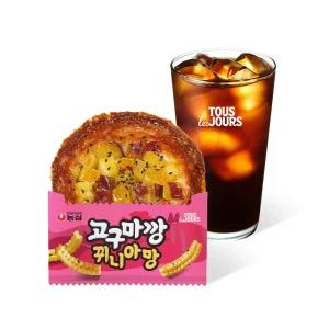 [뚜레쥬르] 고구마깡 뀌니아망+아이스 아메리카노1