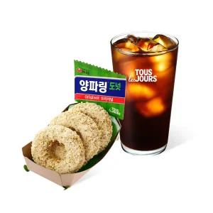 [뚜레쥬르] 양파링 도넛(3개입)+아이스 아메리카노1