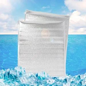 간편 접착식 은박 보냉봉투 50p세트 20x25cm냉동식품포장 음료 택배 얼음 아이스크림