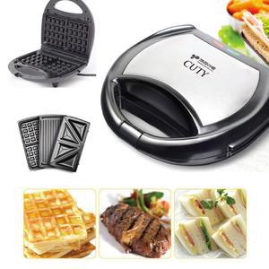 키친아트 3in1 와플메이커 교체형플레이트 샌드위치