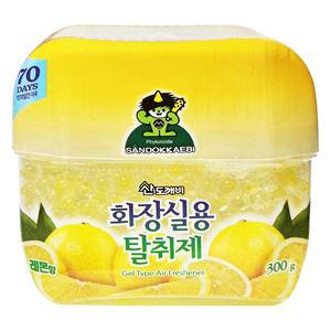 산도깨비 방향제 화장실용 탈취제 레몬향 300g X 1개