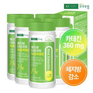[건국유업] 체지방 다이어트 녹차카테킨 60정x5개(5개월)