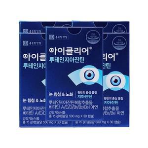 종근당건강 아이클리어 루테인지아잔틴 30캡슐 5박스