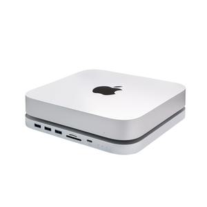 위즈플랫 HM25C PRO 8 in 1 맥미니 맥스튜디오 멀티 USB허브 독 DOCK SSD 외장하드 케이스