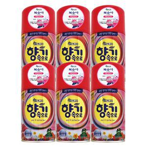 산도깨비 방향제 자동분사 리필 복숭아 290mL X 6개