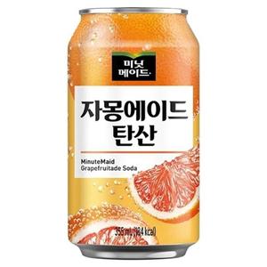 [해태] 미닛메이드 자몽에이드 탄산 355ml x 48캔