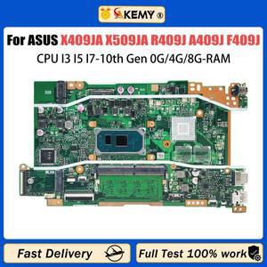 AKEMY X409JA 메인 보드 X509JA R409J A409J F509J A509J F509J P1510CJA 노트북 마더 보드 I3 I5 I7-10th