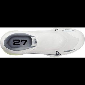 구기스포츠 야구 Nike Force Zoom Trout 8 Pro 메탈 베이스볼 스파이크 화이트  블랙 사이즈 M SZ