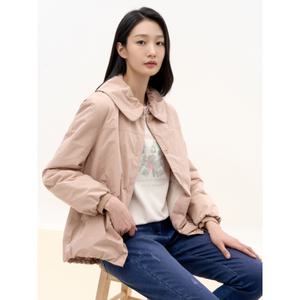 [지센] 와이드카라 볼륨 숏 점퍼 LFCAN102_BE