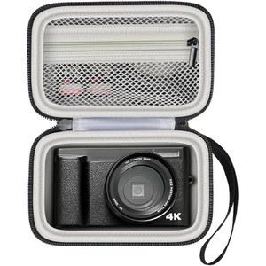 디지털 카메라 케이스, 둘루불루용 TEBNGIHNM, 조이아두아덱용 Zostuic용 Toyaauaha 4K 블로깅 카메라. 캐논 파워샷 카메라용 수납 홀더 가방(박스 전용) - 그레이 이너