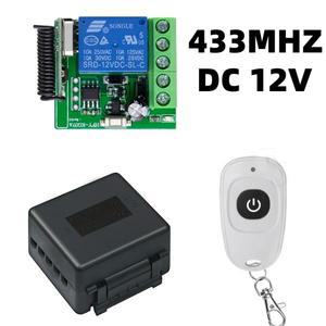 전동커튼 433MHz DIY 무선 스위치 DC 12V 1CH 미니 릴레이 모듈 및 차고 커튼 가전 제품에 대 한 RF 송신기