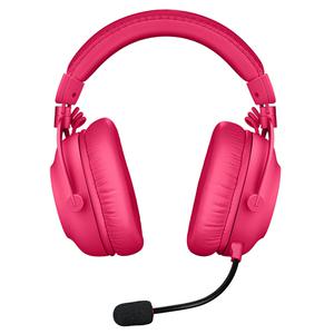 로지텍 PRO X 2 LIGHTSPEED 게이밍헤드셋, 981-001278(핑크)