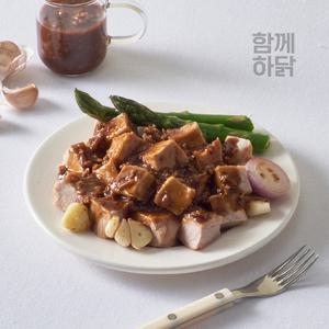 함께하닭 저당 소스 돈다리살 마늘간장맛 100g 20팩 