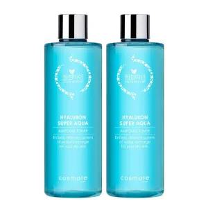 (스타배송) 히아루론 앰플 토너 420ml 1+1 여성 스킨 대용량 수분 보습 주름 미백 기초 화장품 청정미인
