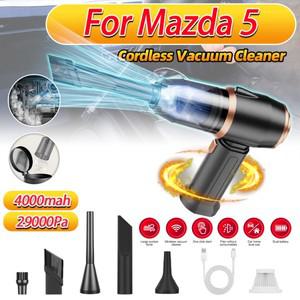 호환 5IN 1  소형 자동차 진공 청소기 29000PA 무선 휴대용 4000MAH 고출력 120W FOR MAZDA
