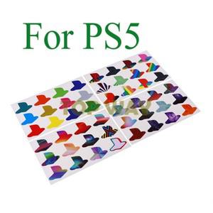 12 개/ PS 5 sony 호환 호환 Playstaion 콘솔 컨트롤러 게임 액세서리 다채로운 로고 스킨 스티커 데