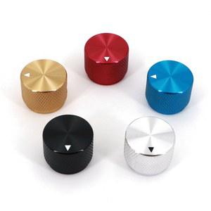 단단한 알루미늄 합금 5mm 직경 노브 크기 20x15 전위차계 로터리 컨트롤 6mm 소형 볼륨
