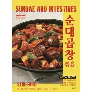 노브랜드 순대곱창볶음 380g