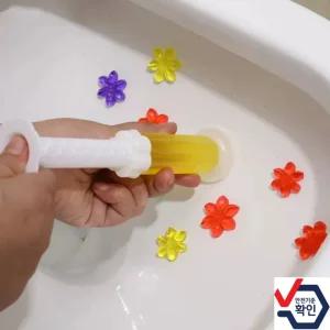 고급 향기젤 클리너 스탬프세정제 변기젤세정제 플라워 변기세정제 세면대크리너 욕실세정제 요석제거 청소