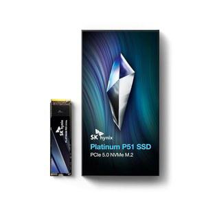 SK하이닉스 플래티넘 P51 2TB PCIe Gen5 M.2 2280 내장 SSD I 최대 14,700MB/s 읽기, 13,400MB/s 쓰기, 238레이어 낸드 플래시로 구동