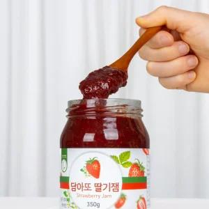 담아또 딸기잼 350g 1병 담양 설향딸기 80% 함량 무첨가 [9월 12일 발송]
