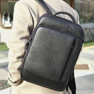 블랙 남자 천연소가죽 학생 회사원 직장인 백팩 BP9246B