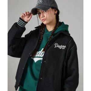 디아도라 diadora 아티산 트위드 스타디움 자켓 BLACK D4121LJK12BLK 267566