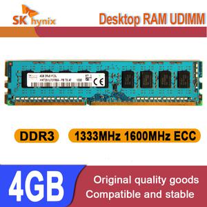 SK 하이닉스 데스크탑 메모리 DDR3 4GB 1333MHz 1600MHz RAM PC3 2Rx8 10600E 12800E UDIMM ECC 8GB
