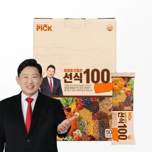 래오이경제 더힘찬 선식 100 1박스 (30g*50포) 아침식사대용 간식