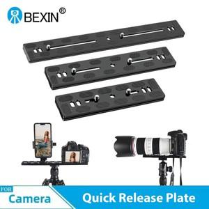 BEXIN-범용 퀵 릴리스 플레이트 삼각대 마운트 어댑터 Dslr 카메라 용 1/4 나사 포함 베이스 Arca 스위스