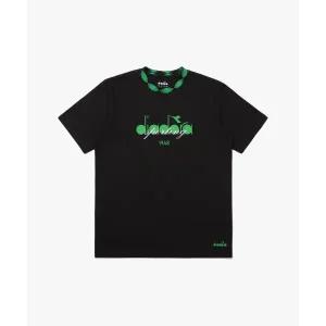 디아도라 Diadora 립 포인트 티셔츠 BLACK