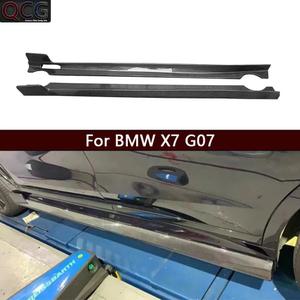 BMW X7 G07 카본 사이드 스커트 범퍼 스플리터 컵윙 에이프런 패널 자동차 바디 키트