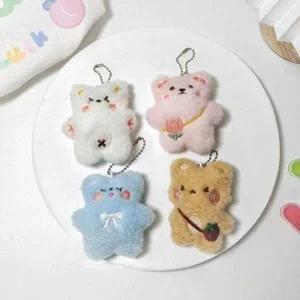 [콩심팥심]인형키링 (사러왕)젤리곰 캐주얼 미니 곰돌이 필수템