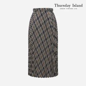 [Thursday Island] 아코디언 주름 스커트(T226MSK140W)