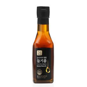 꼬손 순수지미 명품 국산들기름 180ml