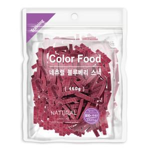 컬러푸드 네츄럴 블루베리 스낵 대용량 460g 국내산 져키