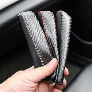 기어커버 기어봉 브레이크 커버  Carbon Fiber Car Leather Gear Handbrake Cover for Kia Sportage Ceed R