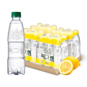 씨그램 레몬 라벨프리 무라벨 350ml 24개