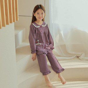 [기타]찌니야 국내제작 루나 스누피 30수 여아동잠옷 긴팔상하세트