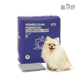 홈크린 차콜 프리미엄 논슬립 소형 강아지 배변패드35g 200매