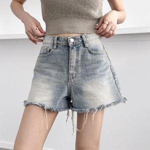 [VY] 여자 숏데님 SS 빈티지워싱 핫팬츠 빈티지 청반바지