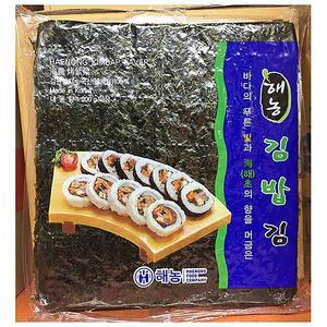 [XBJ7H405_47]김밥김 해농 100매 200g X4 구은김 구운김