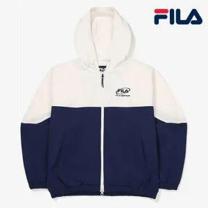 [휠라]휠라 컬러블럭 스트레치 후드 FS2JKF3151F NAY 바람막이