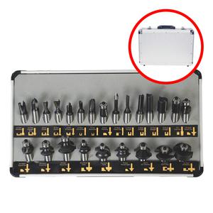 12mm 루터 비트날 세트 24pcs 케이스포함 마끼다 디월트호환 목공 루타 라우터날 셋트