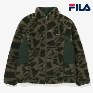[휠라]휠라 우븐 배색 플리스 자켓 FS2PLF4131X DOV 자켓