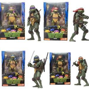 십대 닌자 거북이 액션 피규어, NECA TMNT 필름 에디션, 이동식 모델 장난감