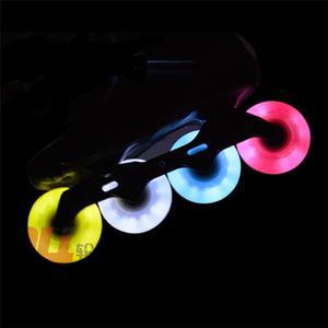 오리지널 Seba 빛나는 LED 스케이트 바퀴 85A 인라인 휠 62mm 70mm 80mm, 샤인 롤러 휠, 4 피스