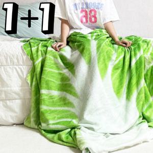동네일등 배추이불 음식담요 1+1 1인용 얇은 웃김담요 배춧잎