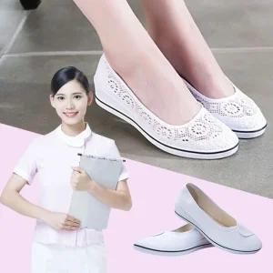 여름 경량 슬립온 키높이 신발/간호화/컴포트화/발편한/편한/병원/간호사/실내화/샌들/간호/근무화/샌달