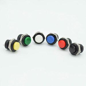 6 개/몫 16MM 순간 셀프 리턴 푸시 버튼 SWITCH6A/125VAC 3A/250VAC 라운드